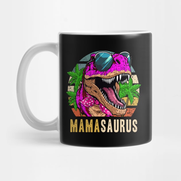 Mama Saurus Women Mother's Day T-Rex Dinosaur-Themed Party by Acroxth